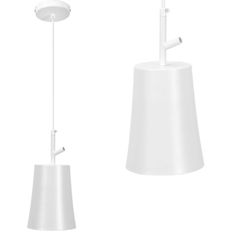 LAMPE SUSPENDUE APP1035-1CP BLANCHE 1-POINTS DE LUMIÈRE E27 13X13X26,5-107CM REGLABLE