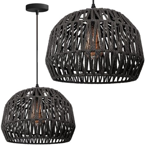 LAMPE SUSPENDUE APP1483-1CP NOIR E27