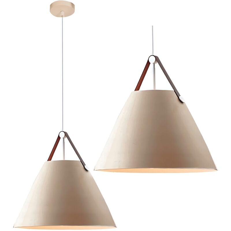 Lampe suspendue APP159 buffo cloche métal cappuccino E27 1-POINT lumineux