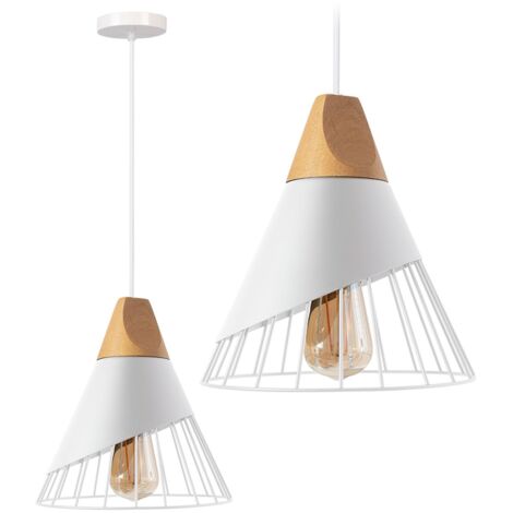 LAMPE SUSPENDUE APP226-1CP SCANDINAVE MÉTAL 1-POINTS DE LUMIÈRE E27 25X25X28-118CM REGLABLE