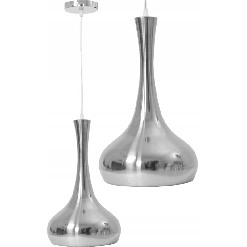 Toolight - lampe suspendue APP282 métal chrome E27 1-POINT lumineux