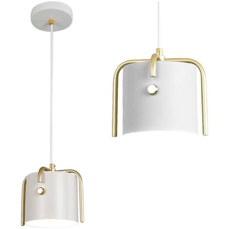 LAMPE SUSPENDUE APP935-1CP ÉLÉGANT BLANCHE 1-POINTS DE LUMIÈRE E27 13X13X14CM