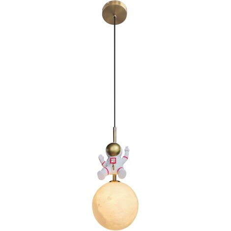 LAMPE SUSPENDUE ASTRONAUTE 1 E27 BLANC MILAGRO ML1721