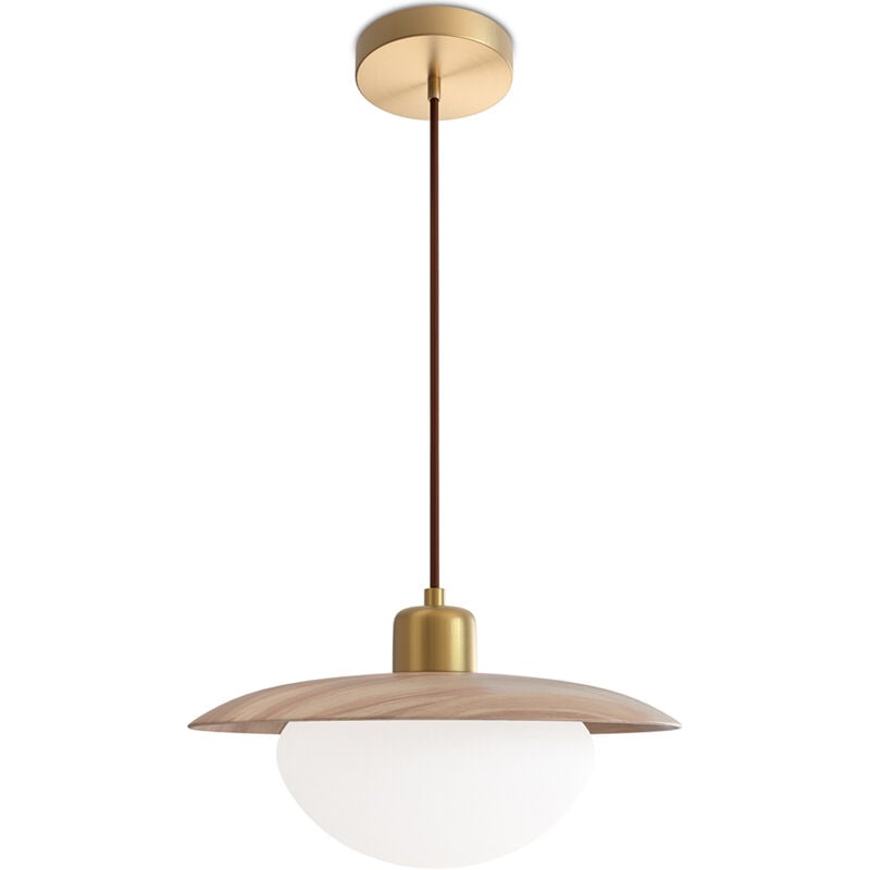Lampe Suspendue au Plafond - Bois - Quinci Naturel