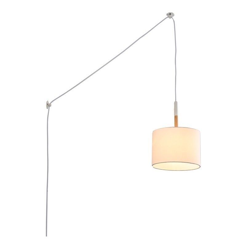Barcelona Led - Lampe suspendue avec prise 'Class' - Blanc Barcelona Led - Lampe suspendue avec prise 'Class' - Blanc