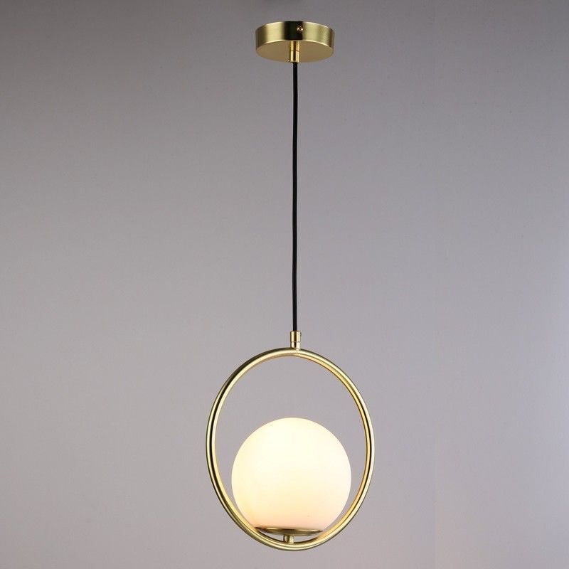Barcelona Led - Suspension globe en verre 'kate' - E27 - Doré Barcelona Led - Suspension globe en verre 'kate' - E27 - Doré