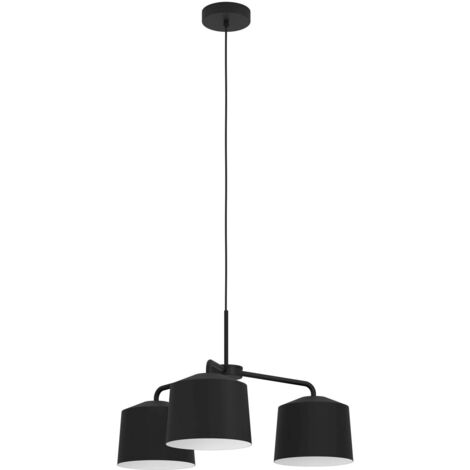 Lampe suspendue Caguanes E27 3x40W H: 110cm Ø66.5 cm Dimmable