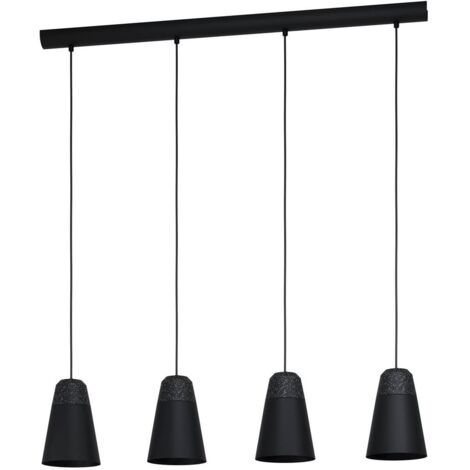 Lampe suspendue Canterras Noir Gris, Blanc L: 97.5 B: 15 H: 110cm Dimmable