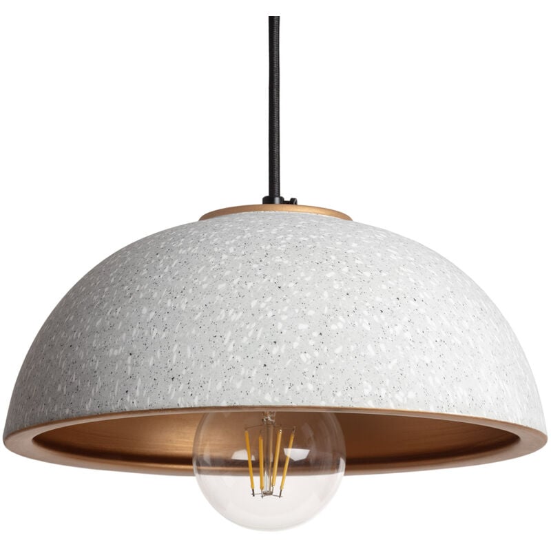 Suspension Céramique Crowe Gris