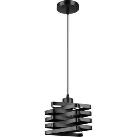 Lampe suspendue de plafond en fer forgé rouillé, petit lustre Vintage industriel rétro en métal, ampoule E27, lanterne suspendue pour intérieur