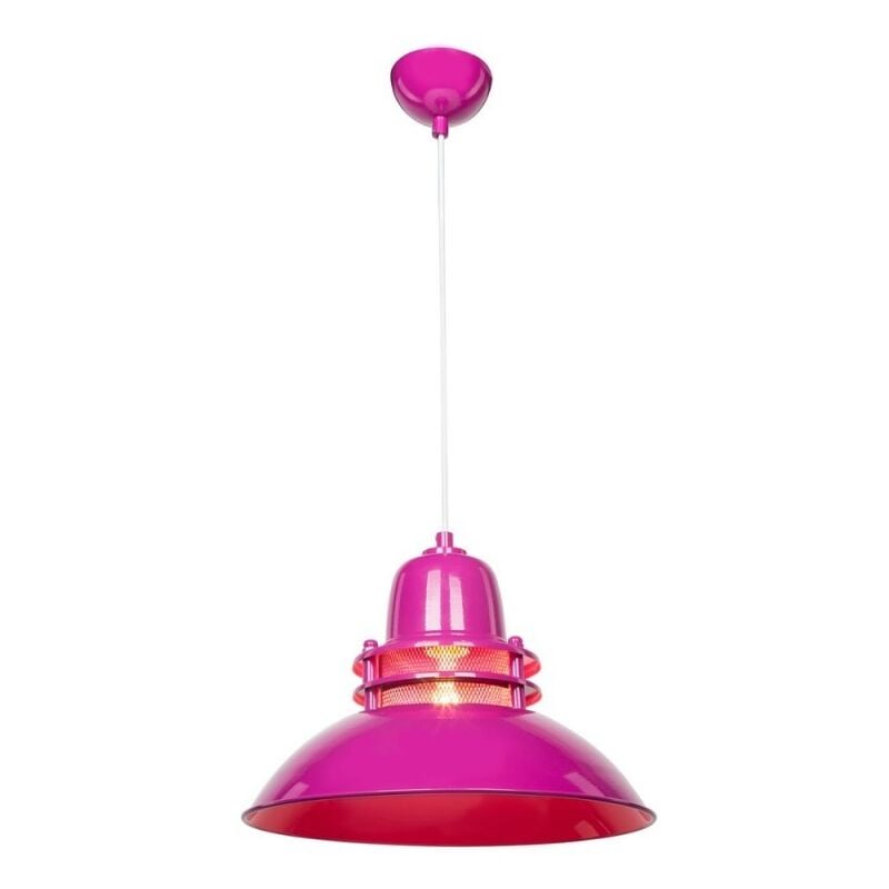 Toscohome - Lampe suspendue de style industriel Fuchsia - Tibet ASZ0872