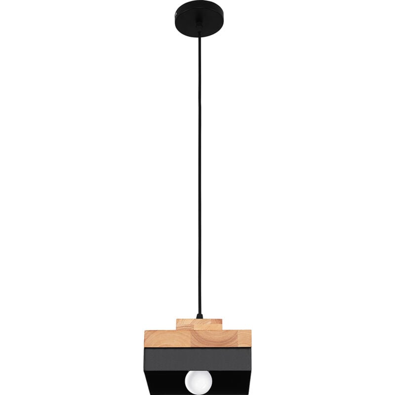 Lampe de plafond - Lampe suspendue de style scandinave - Edda Noir