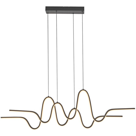 Lampe suspendue design Altitude noir - 2292-18