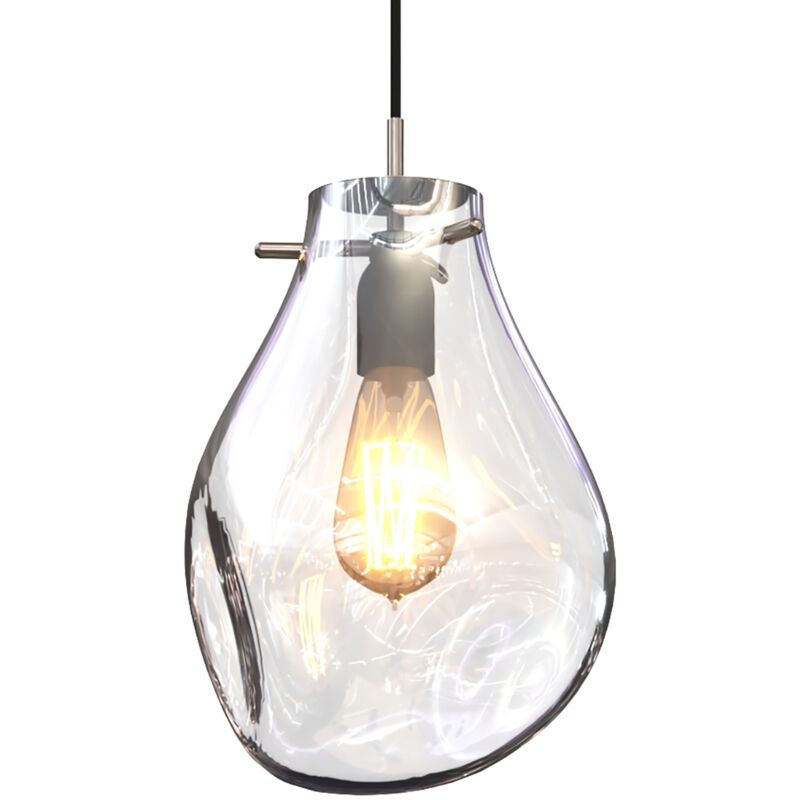 Lampe de plafond en verre - Suspension design - Vera Transparent Lampe de plafond en verre - Suspension design - Vera Transparent