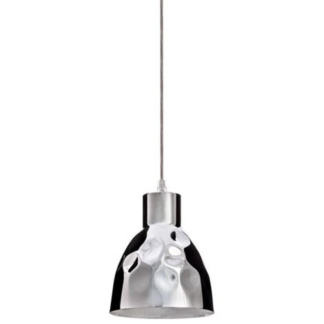 Lampe suspendue design rétro marteau pendule lumière salon éclairage chrome V-TAC 3712