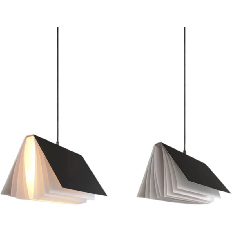 Lampe suspendue élégante - livre, noir