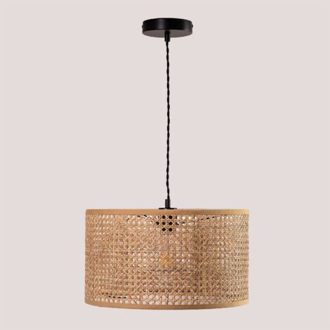 Lampe suspendue en rotin Serri SKLUM