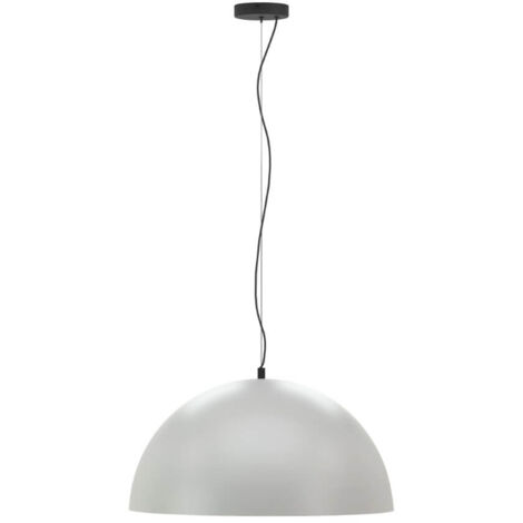 Lampe suspendue Gaetano 1 Gray E27 1x40W H: 150cm Ø53.5 cm Dimmable