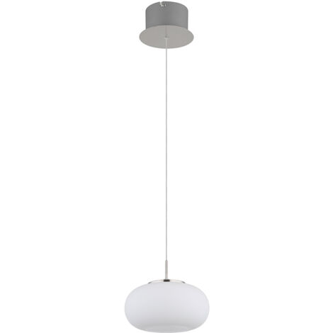 Lampe suspendue lampe à suspension lampe de table à manger lampe de salon LED verre opale H 150 cm