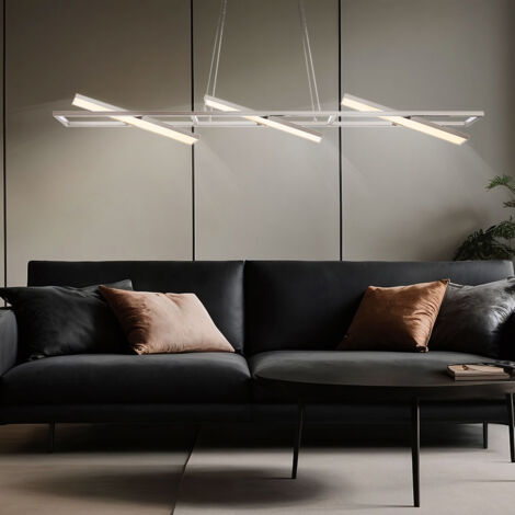 Lampe suspendue LED spots de plafond spots orientables lampe pendule nickel mat Globo 41622H3