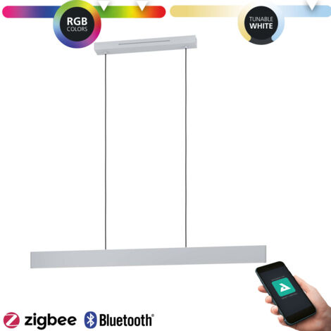 Lampe suspendue LED Zigbee Andreas-Z 117 cm - blanc - 900879