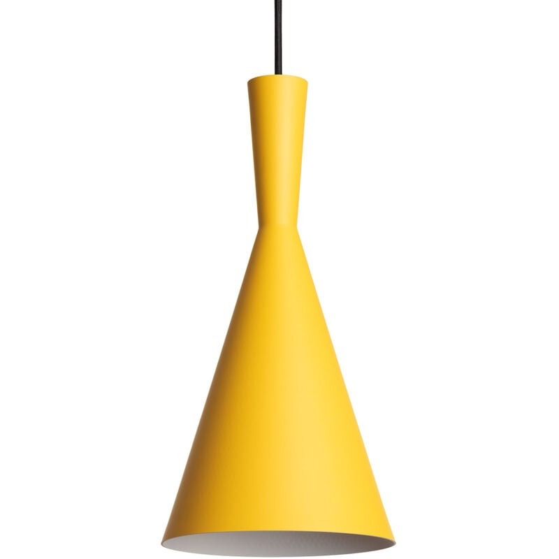 Suspension Métal Lennon Jaune