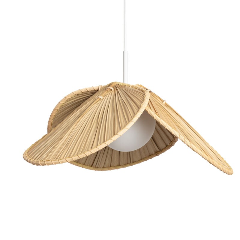 Ledkia - Suspension Fibres Naturelles Majilily Naturel