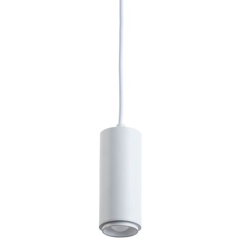 Lampe suspendue moderne 8W - Angle réglable - 2800K - Blanc