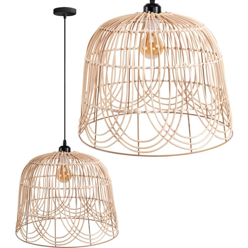 Lampe suspendue natural APP1352-1CP 40 cm