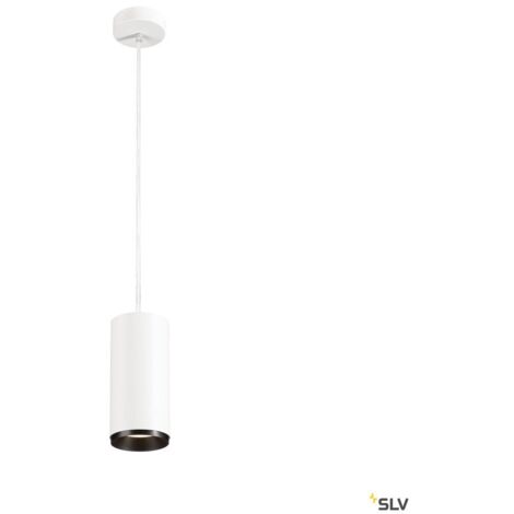 Lampe suspendue Numinos L blanc/noir 4000K - 24 deg - 1004358