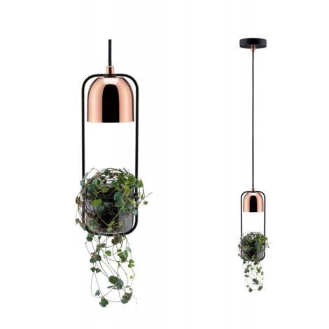 Lampe Suspendue Paulmann Fanja Plants Cuivre