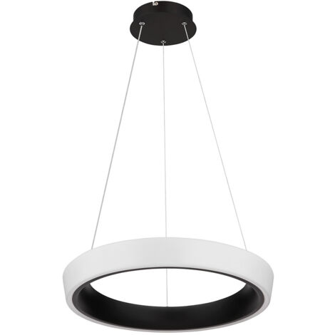 Lampe suspendue, plafonnier, LED, intensité variable, télécommande, veilleuse, D 49,5
