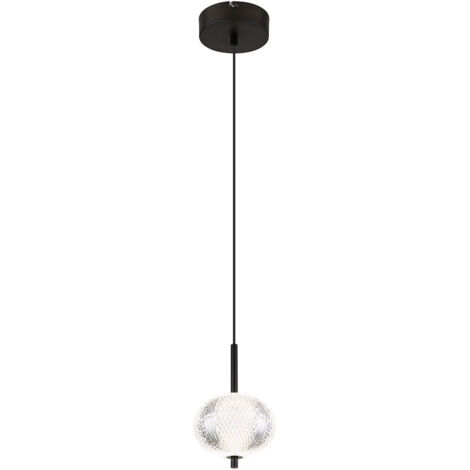Lampe suspendue plafonnier LED lampe de salle à manger interrupteur à marchepied D 15 cm