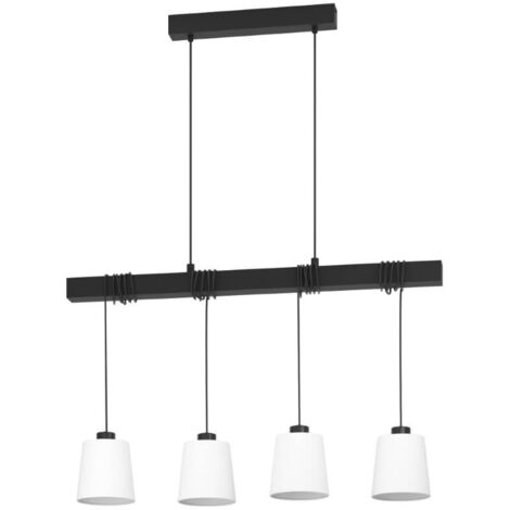 Lampe suspendue pour salle à manger Townshend 8 4 nuances de tissu - 43884