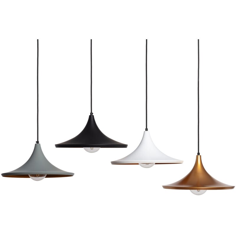 Suspension Métal Presley Doré