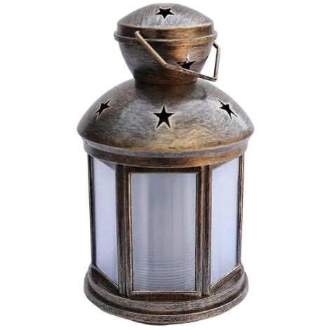 Lampe suspendue rétro à flamme pour tente de camping extérieure ---