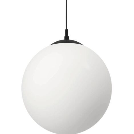 Lampe suspendue rondo 3 verre opal-matt blanc e27 1x40w h: 110cm Ø30cm dimmable