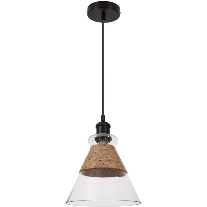 Suspension Verre Royesa Noir