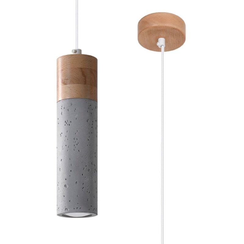 Lampe suspendue Thalassa 1 gris