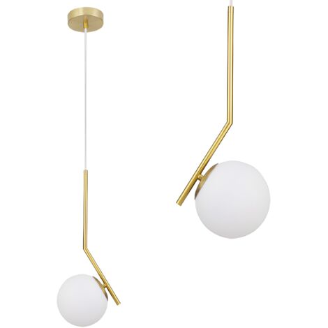 LAMPE SUSPENDUE TOOLIGHT G106-1W GOLD WHITE