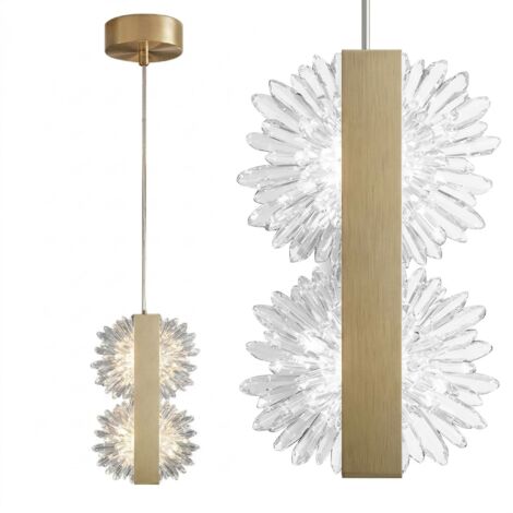 Lampe Suspendue Toolight G148-2Cp Gold Brush Gold
