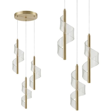 Lampe Suspendue Toolight G178-3Cp Gold Gold Led