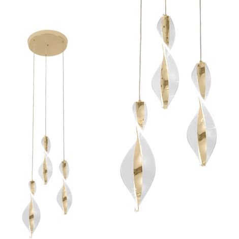 LAMPE SUSPENDUE TOOLIGHT LED G028-3CPR GOLD