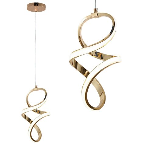 LAMPE SUSPENDUE TOOLIGHT LED G074-1CP GOLD