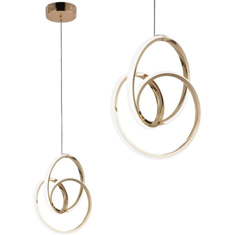 LAMPE SUSPENDUE TOOLIGHT LED G076-1CP GOLD