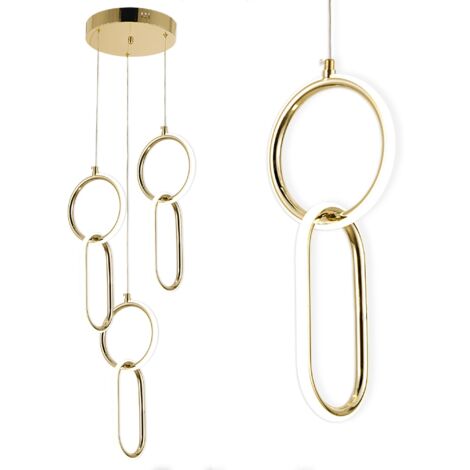 LAMPE SUSPENDUE TOOLIGHT LED G077-3CP GOLD