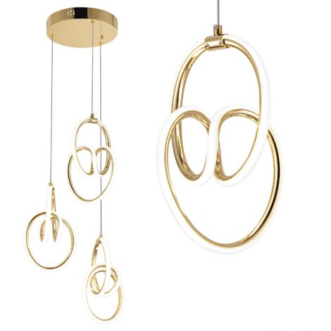 LAMPE SUSPENDUE TOOLIGHT LED G082-3CPR GOLD