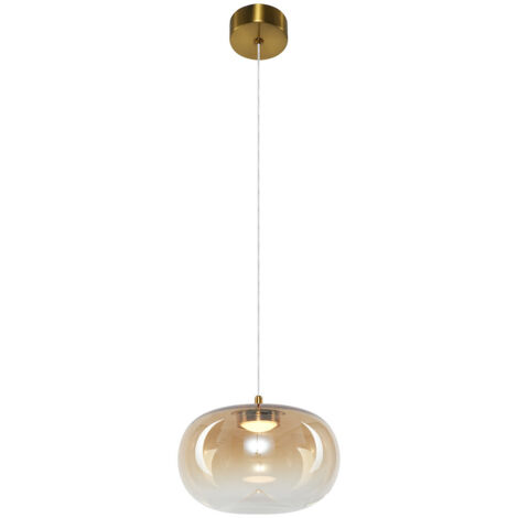 Lampe suspendue VASO 1 AMBRE 4W