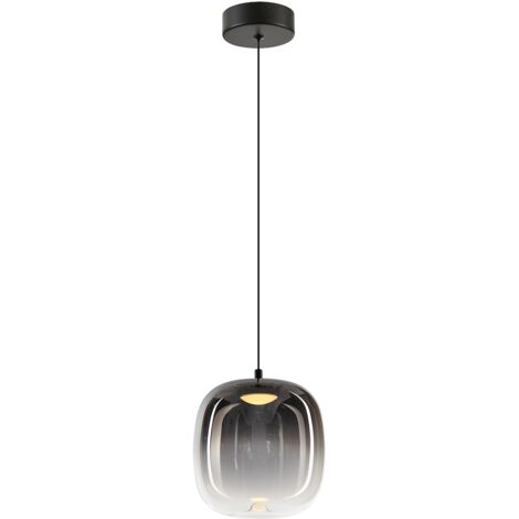 Lampe suspendue VASO 2 FUMÉ 4W