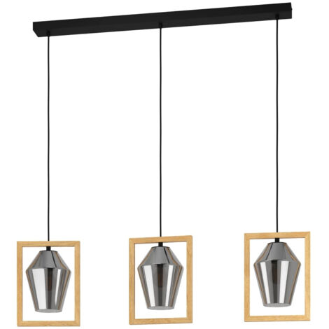 Lampe suspendue Viglioni Brown Black-Transparent L: 106 B: 16.5 H: 110cm Dimmable